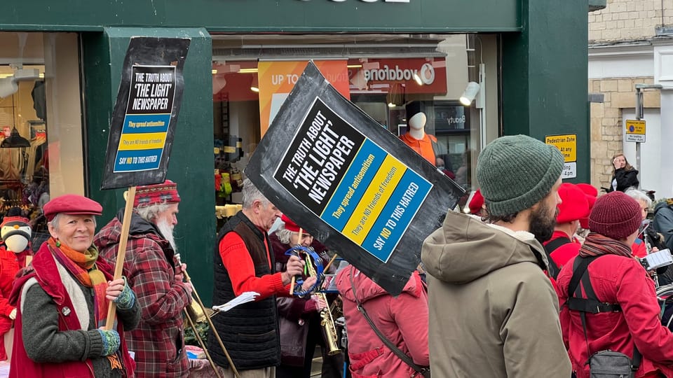 Jewish residents of Stroud mark Holocaust Memorial Day and challenge antisemitism on streets of Stroud